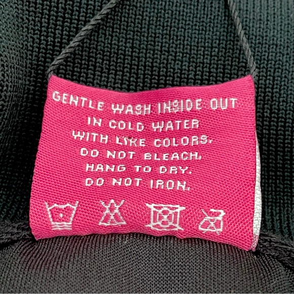 Victorious Colorblock Reflective Neon Stripe Band Jacket Activewear Zip Pockets - Picture 11 of 11